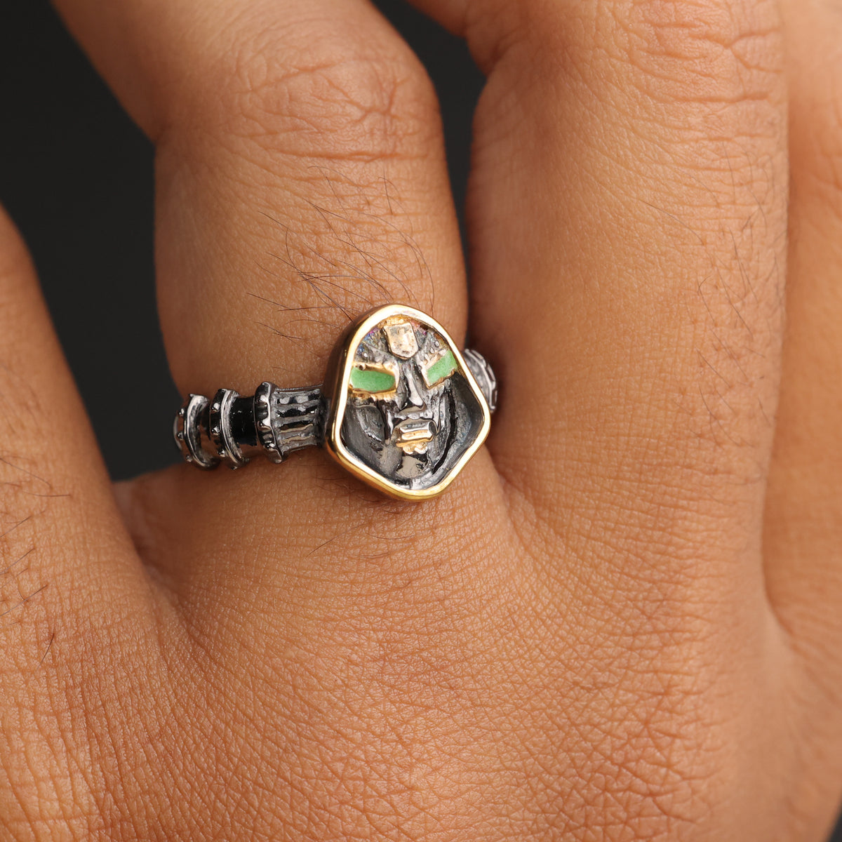 Doom Mask Ring