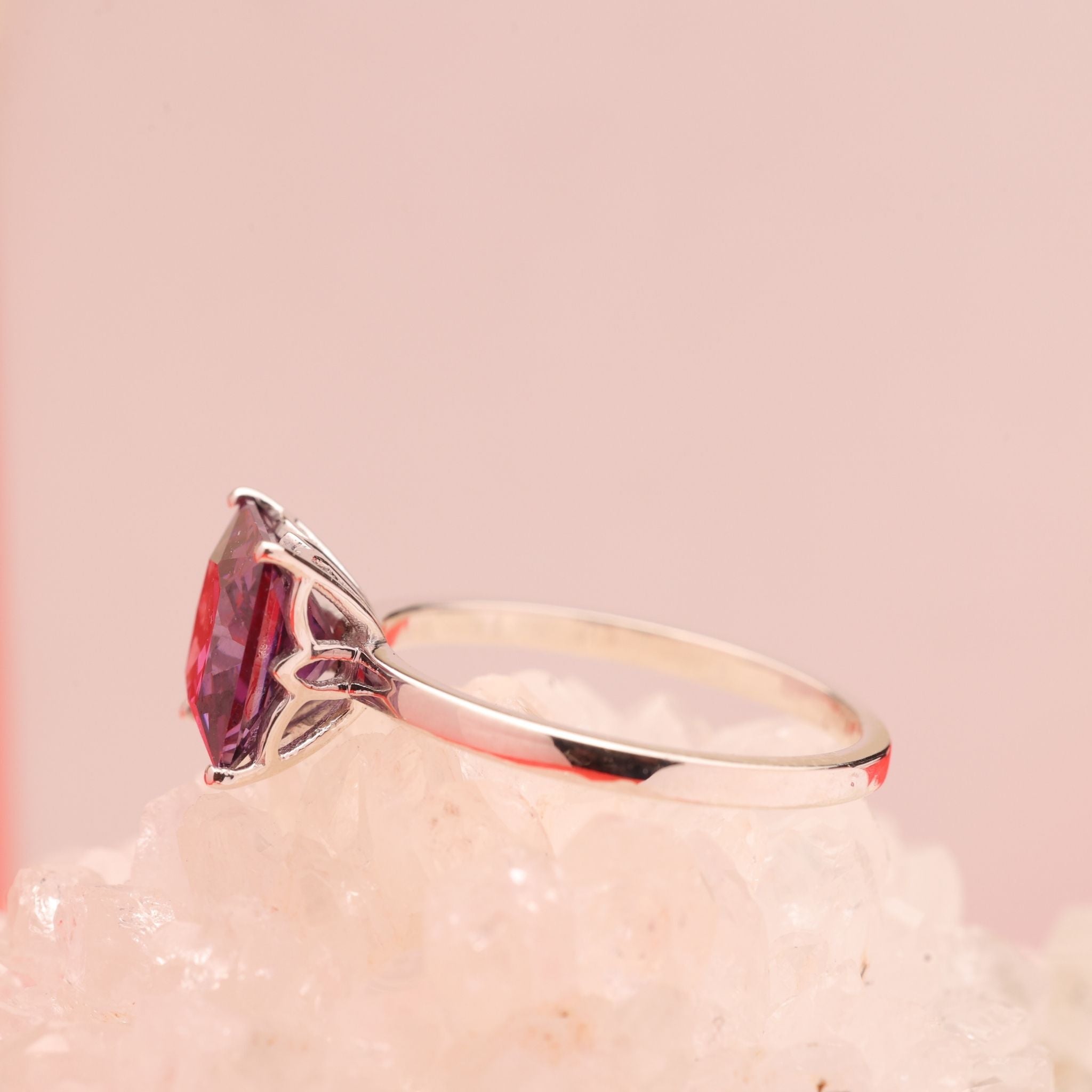 Personalized Birthstone CZ Ring