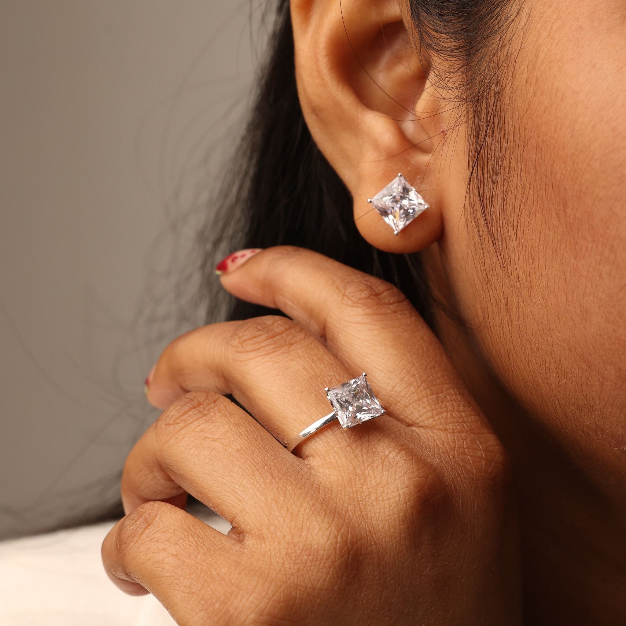 Personalized Birthstone CZ Ring