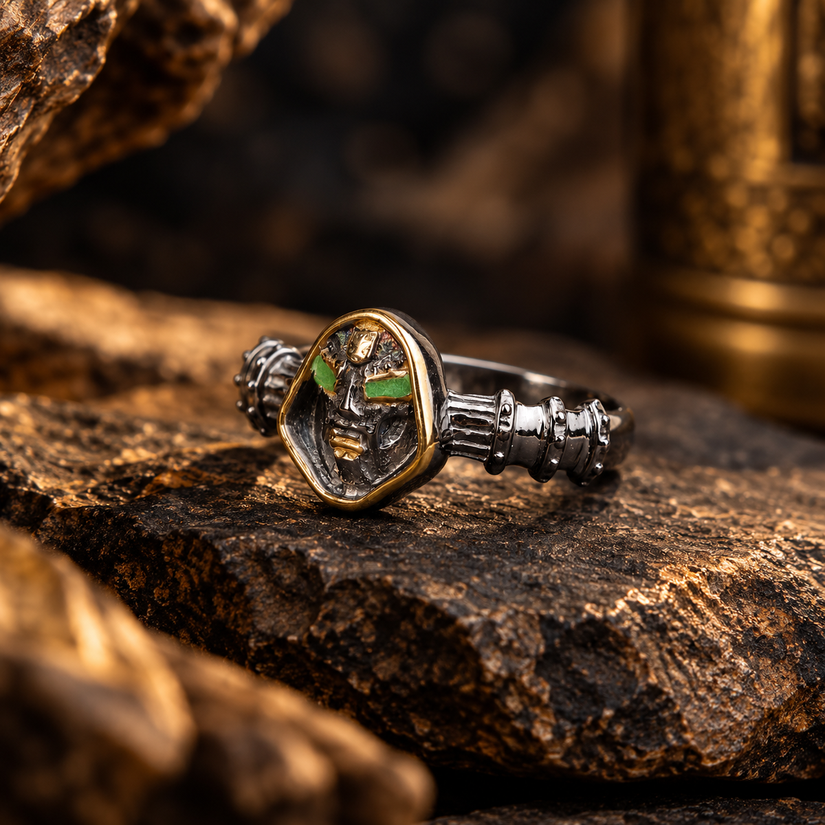 Doom Mask Ring
