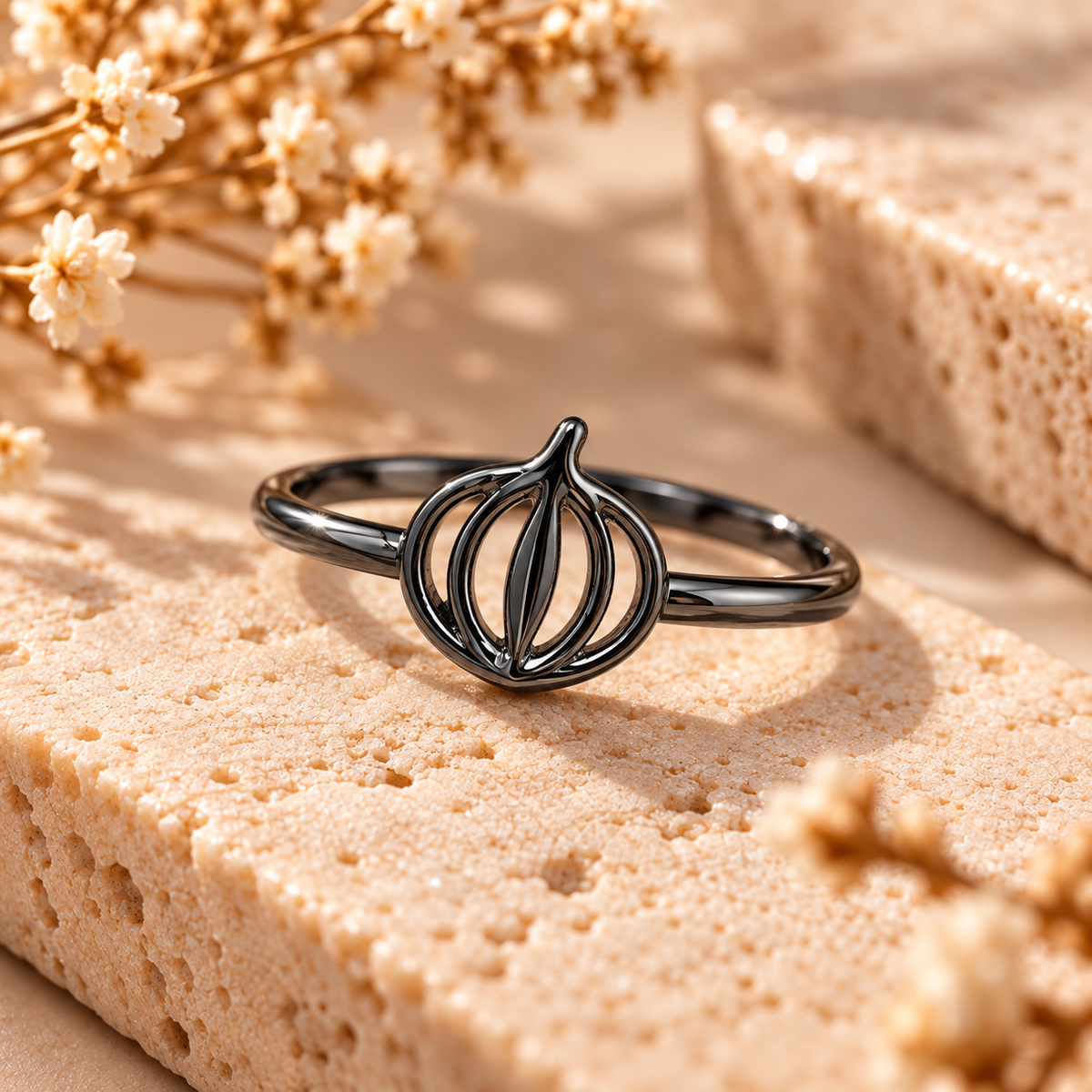 Dainty Pumpkin Ring