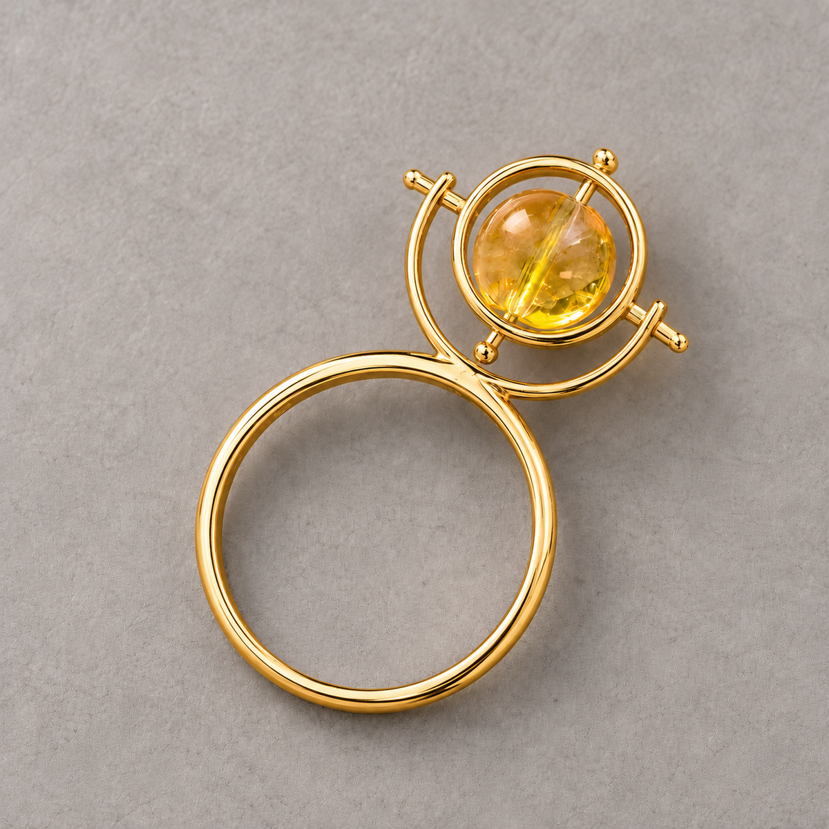 Spinning Globe Ring