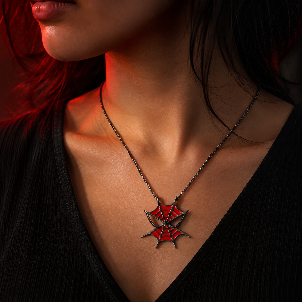 Spider Web Pendant