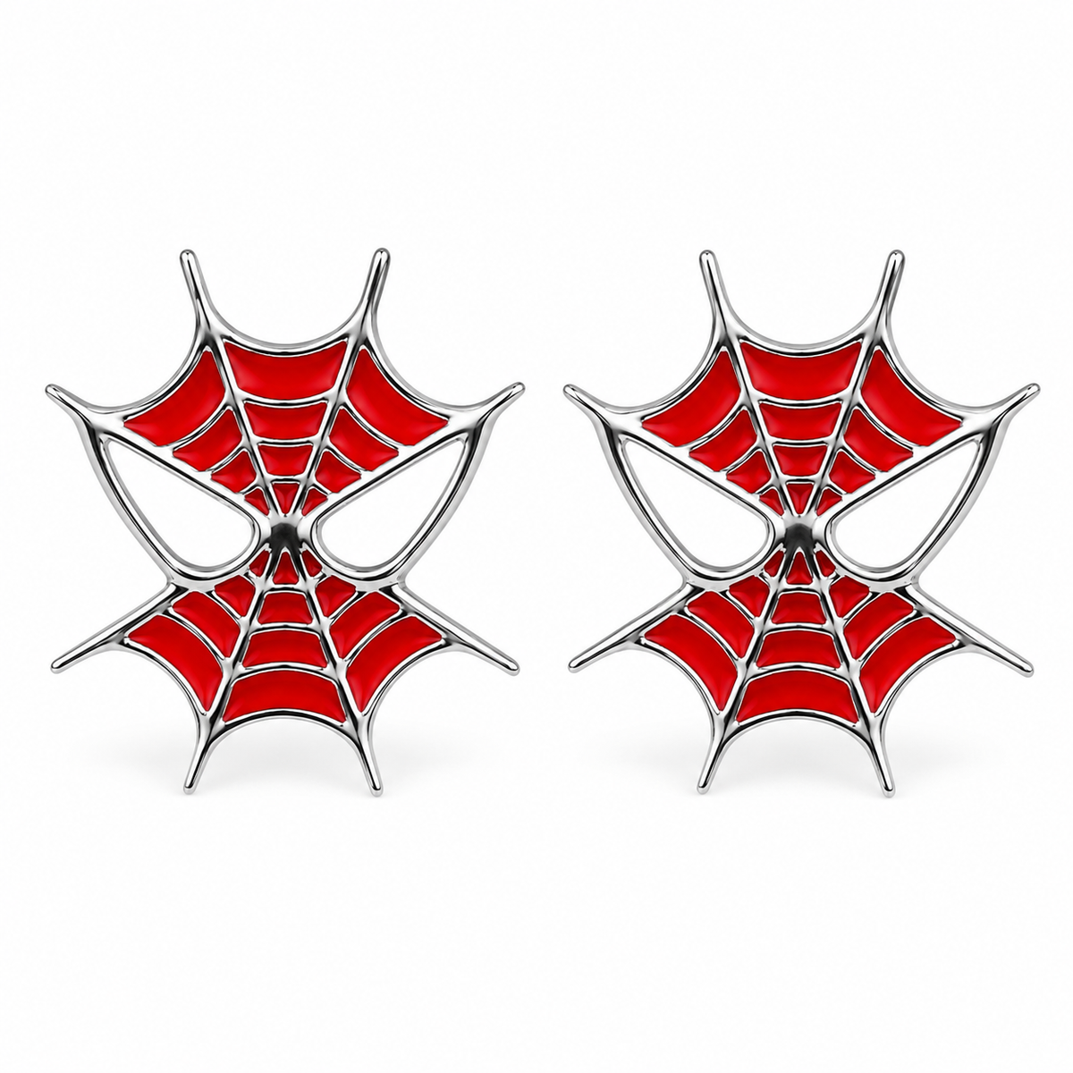 Spider Web Stud Earrings
