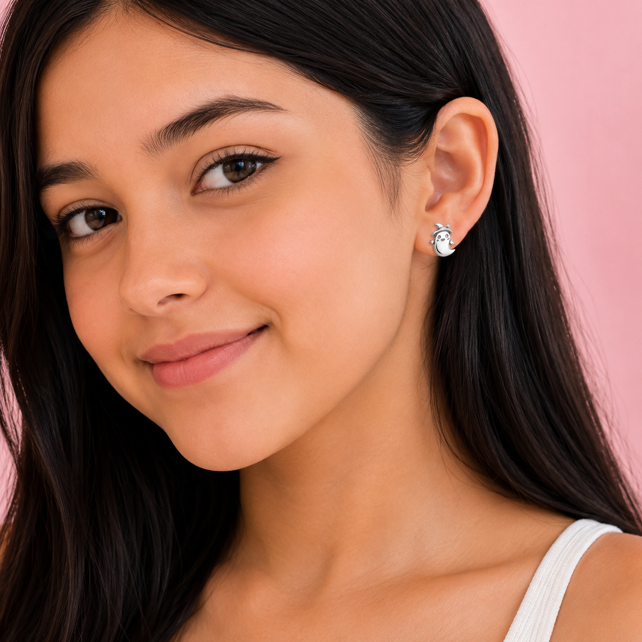 Tiny Ghost Studs