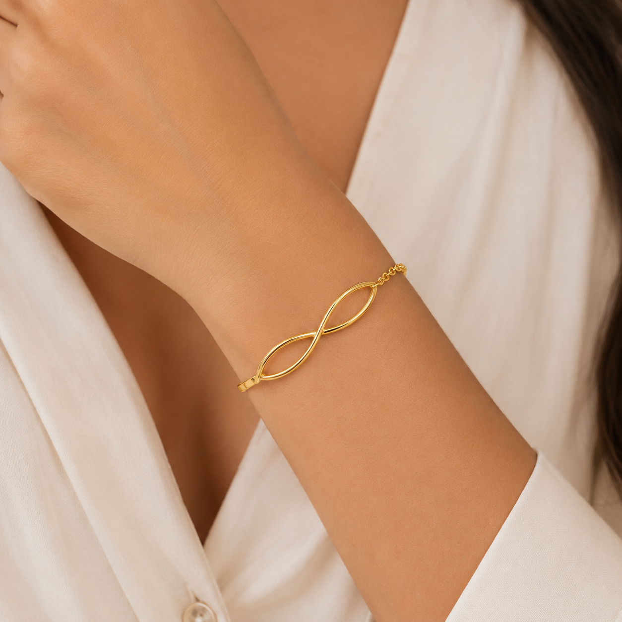 Infinity Silver Bracelet