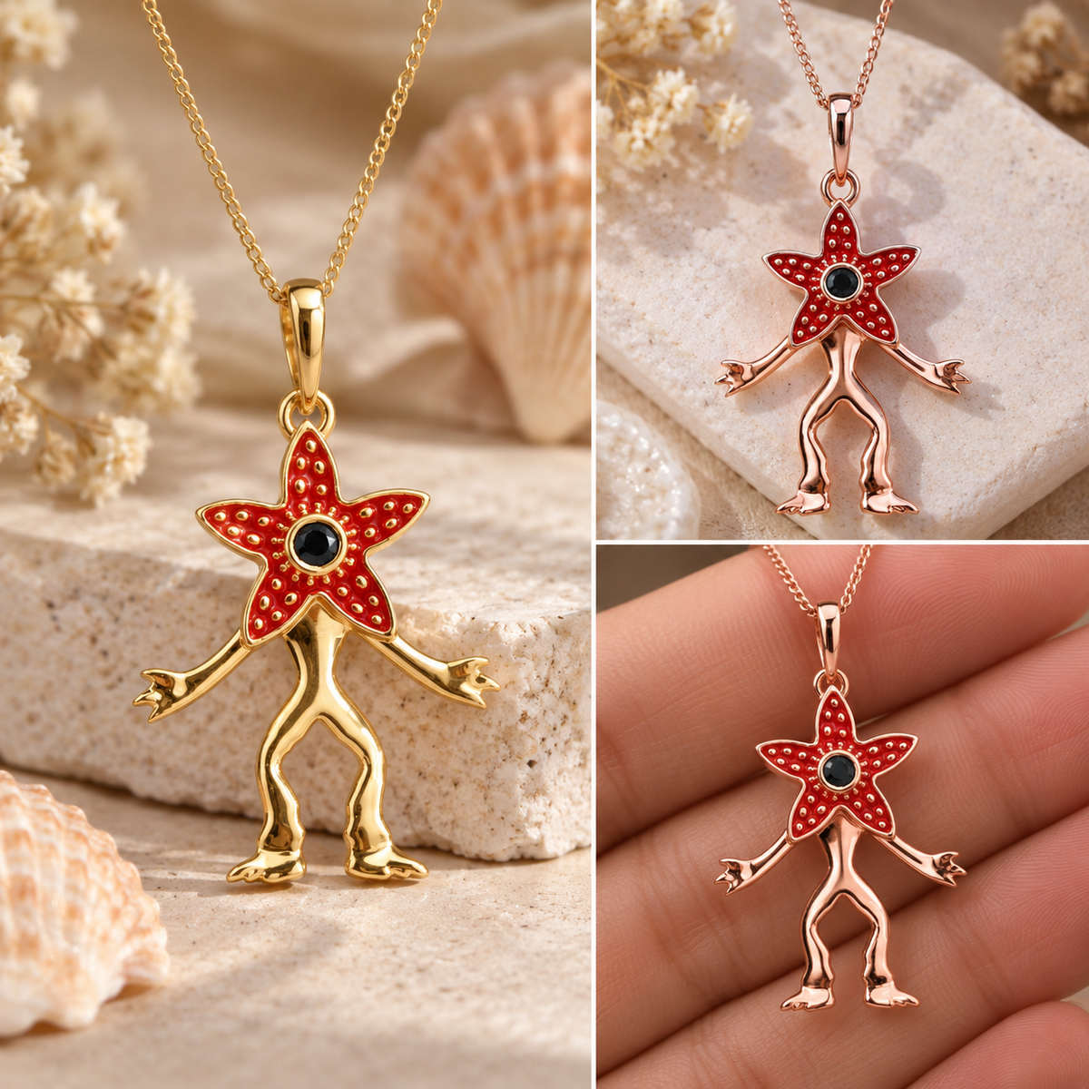 Stranger Things Demogorgon Spinning Head Pendant