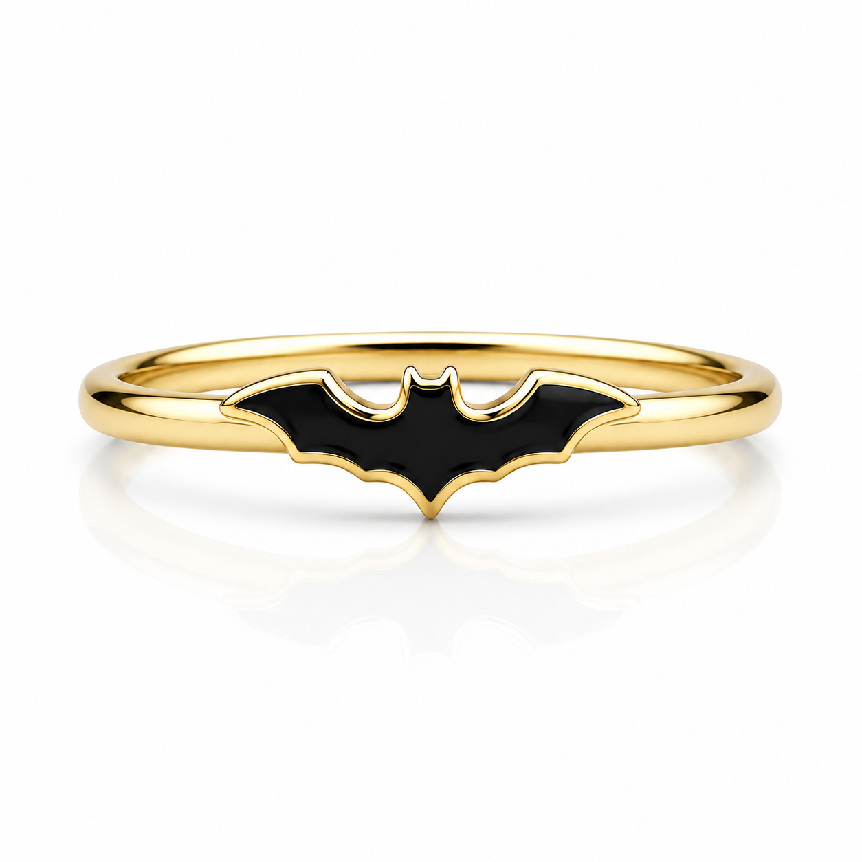 Batman minimalist ring crafted in 925 sterling silver