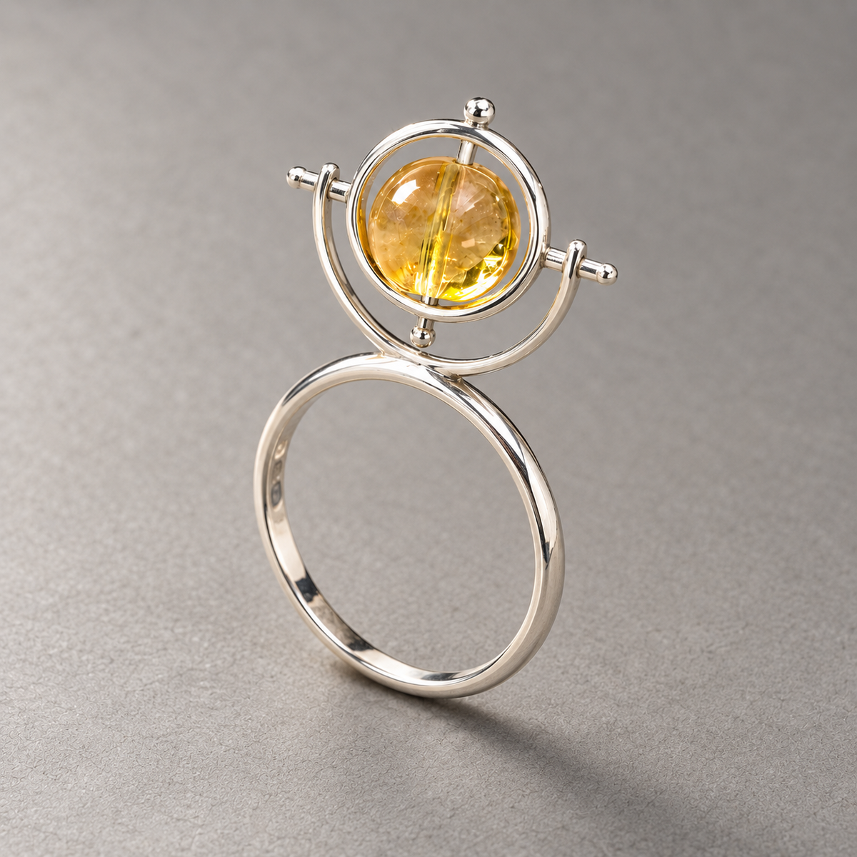 Spinning Globe Ring