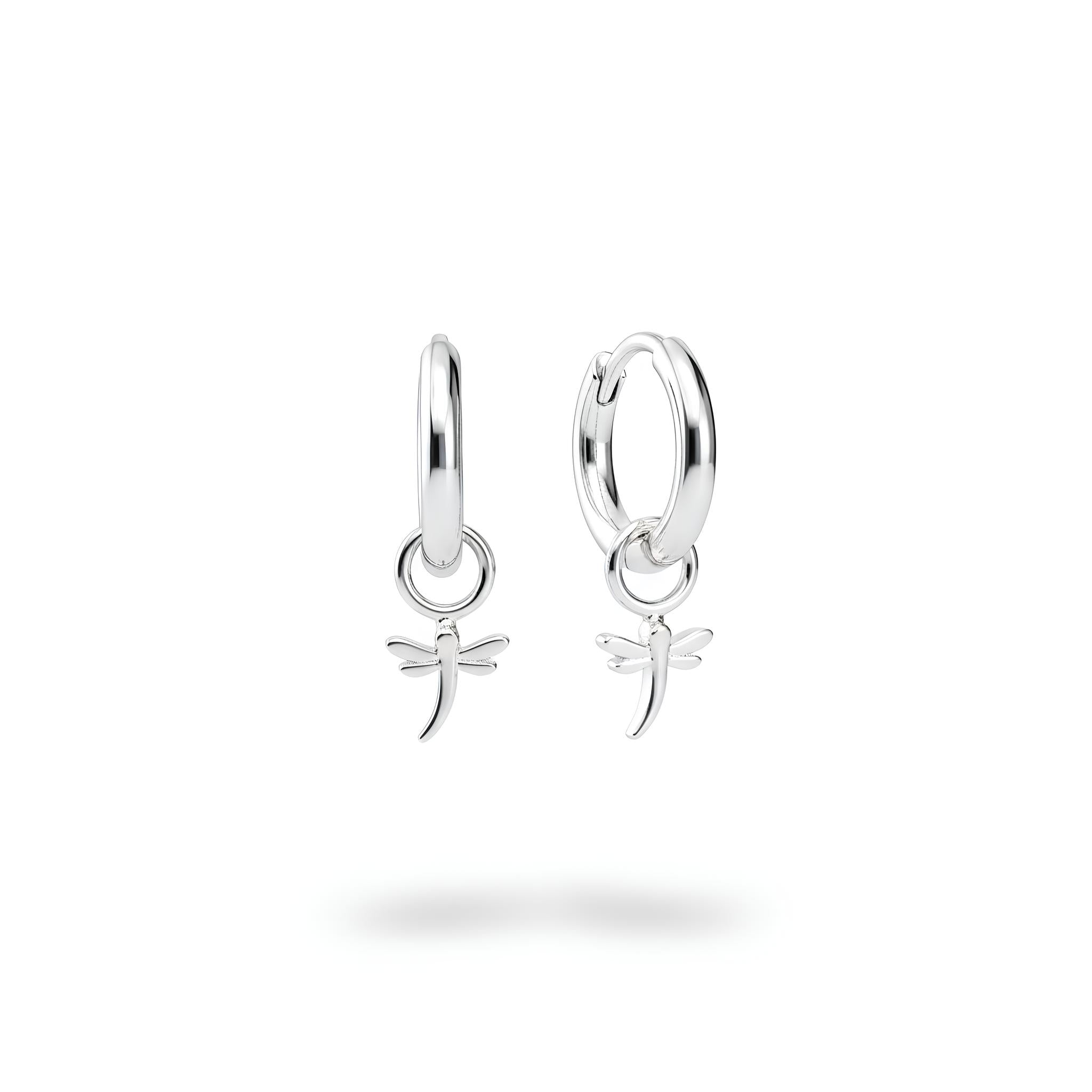 Changeable Charm Hoop Earring
