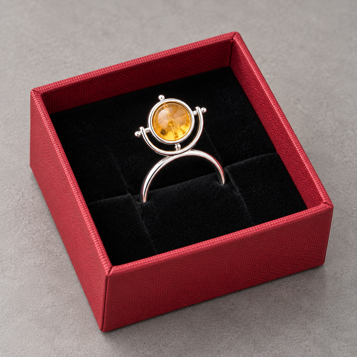 Spinning Globe Ring