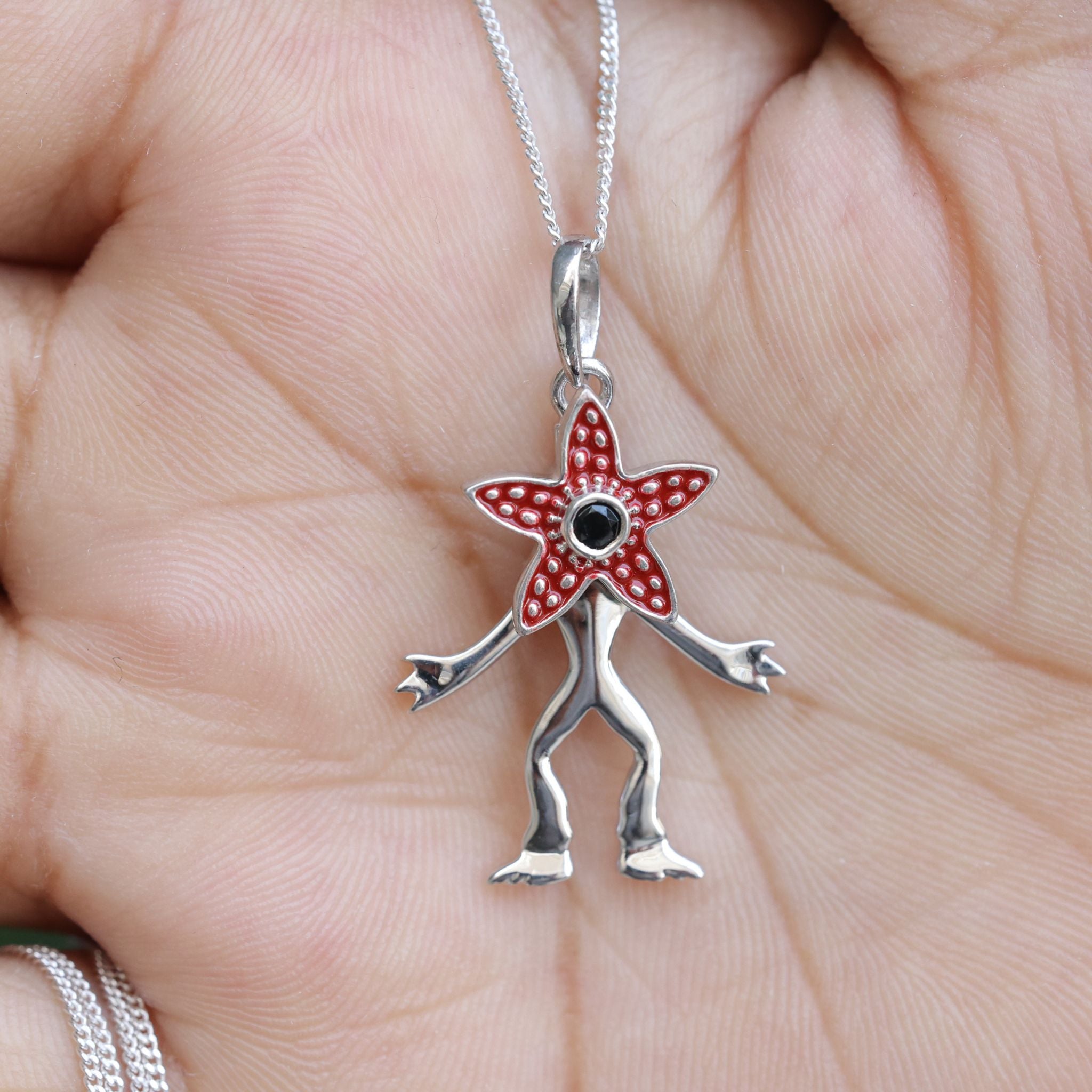 Stranger Things Demogorgon Spinning Head Pendant