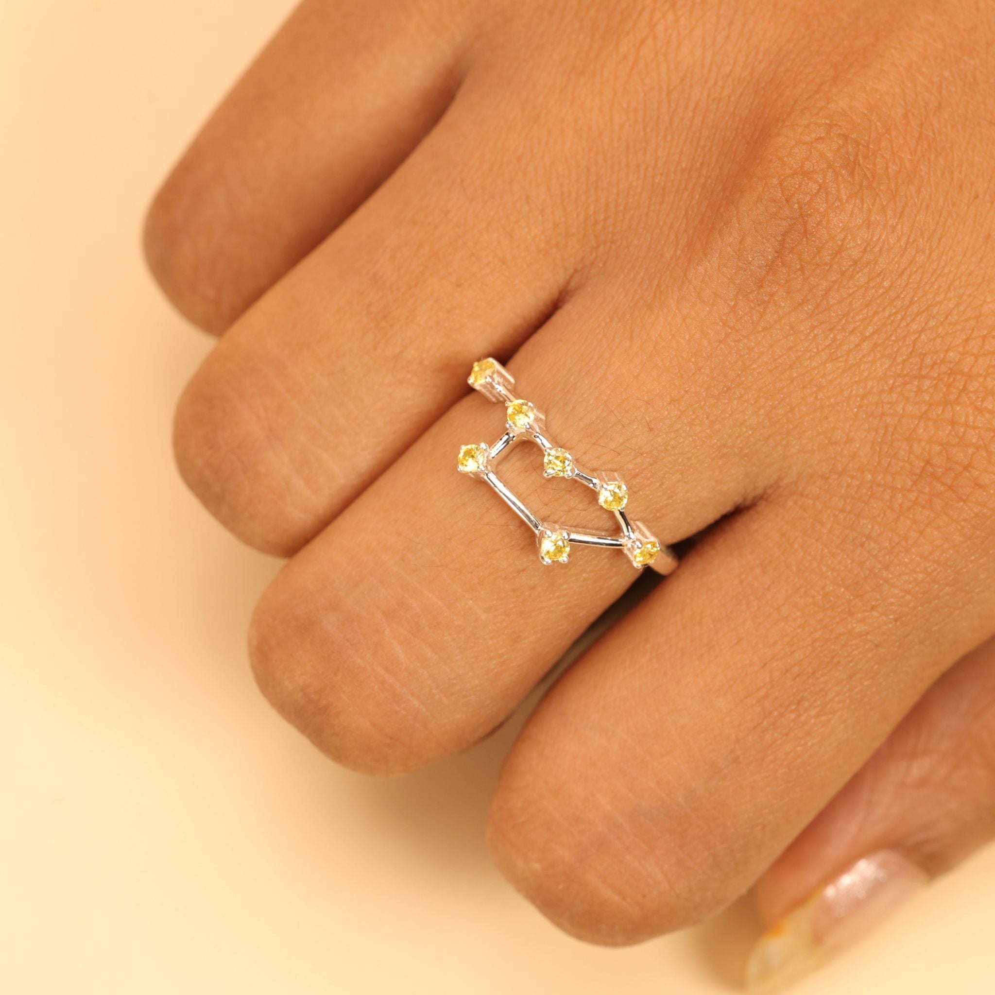 Zodiac Constellation Ring