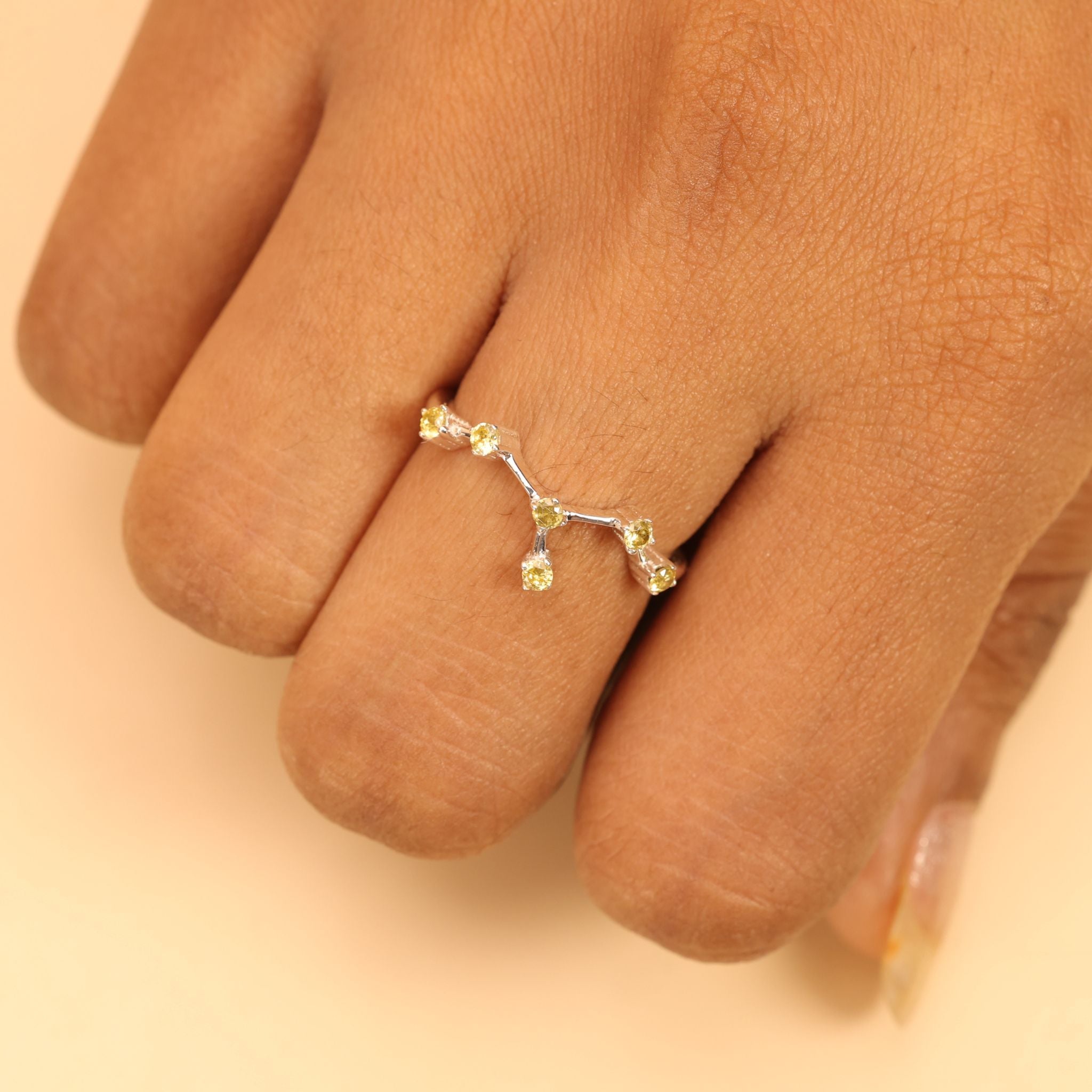Zodiac Constellation Ring