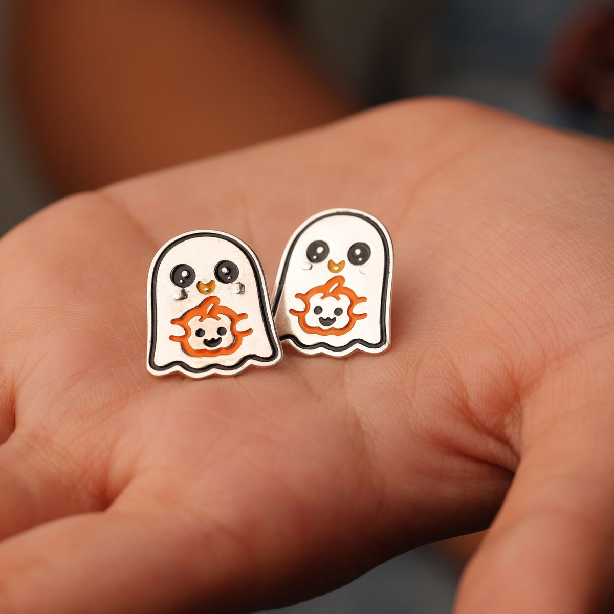 Cute Ghost Stud Earrings
