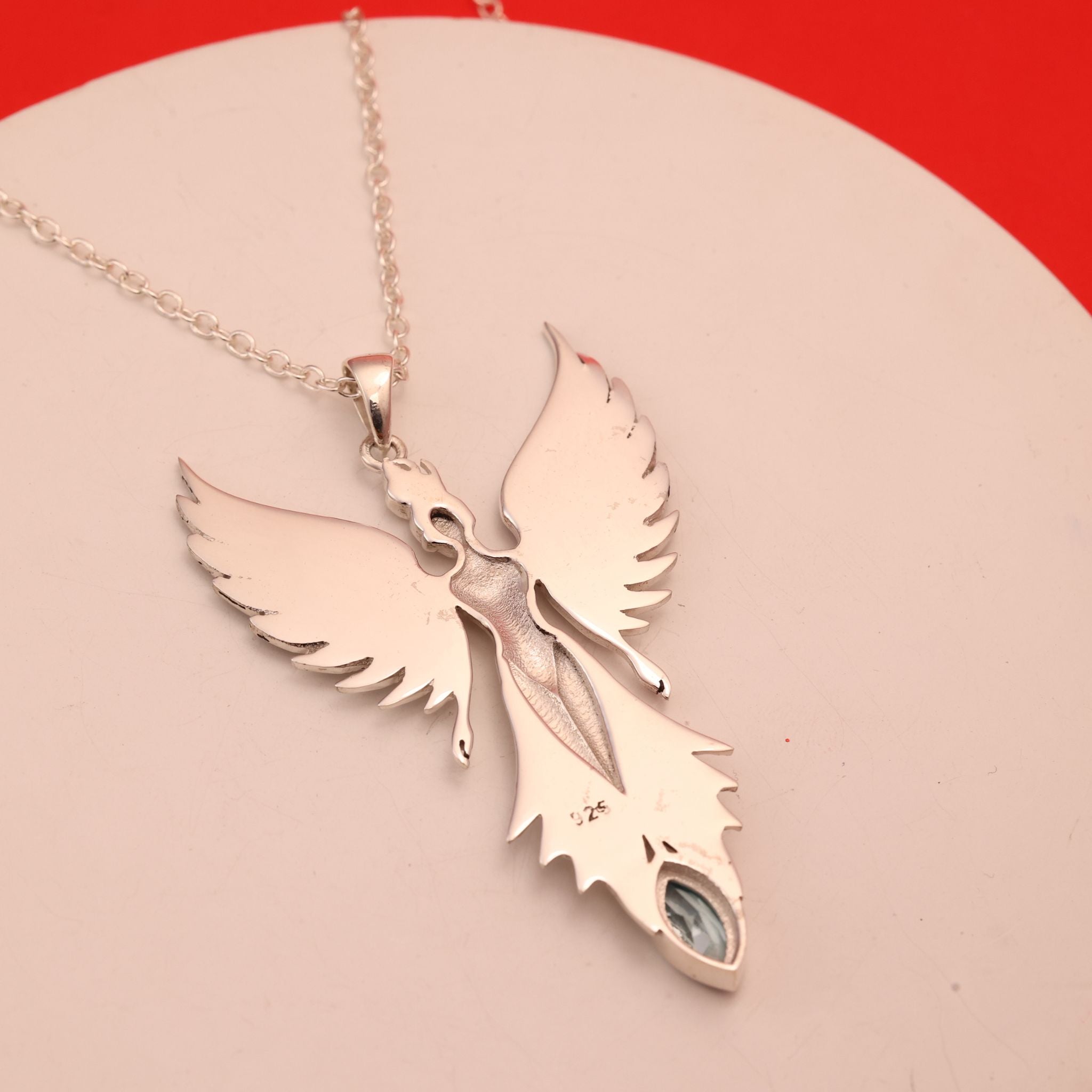 Winged Guardian Angel Pendant