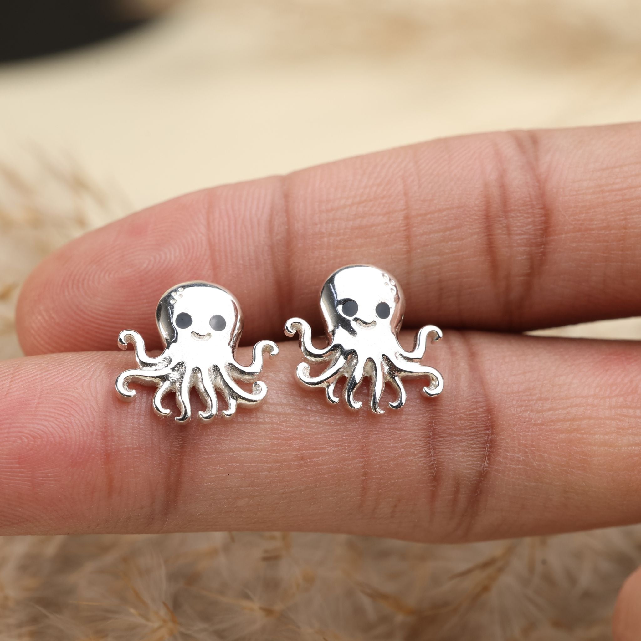 Octopus Stud Earrings