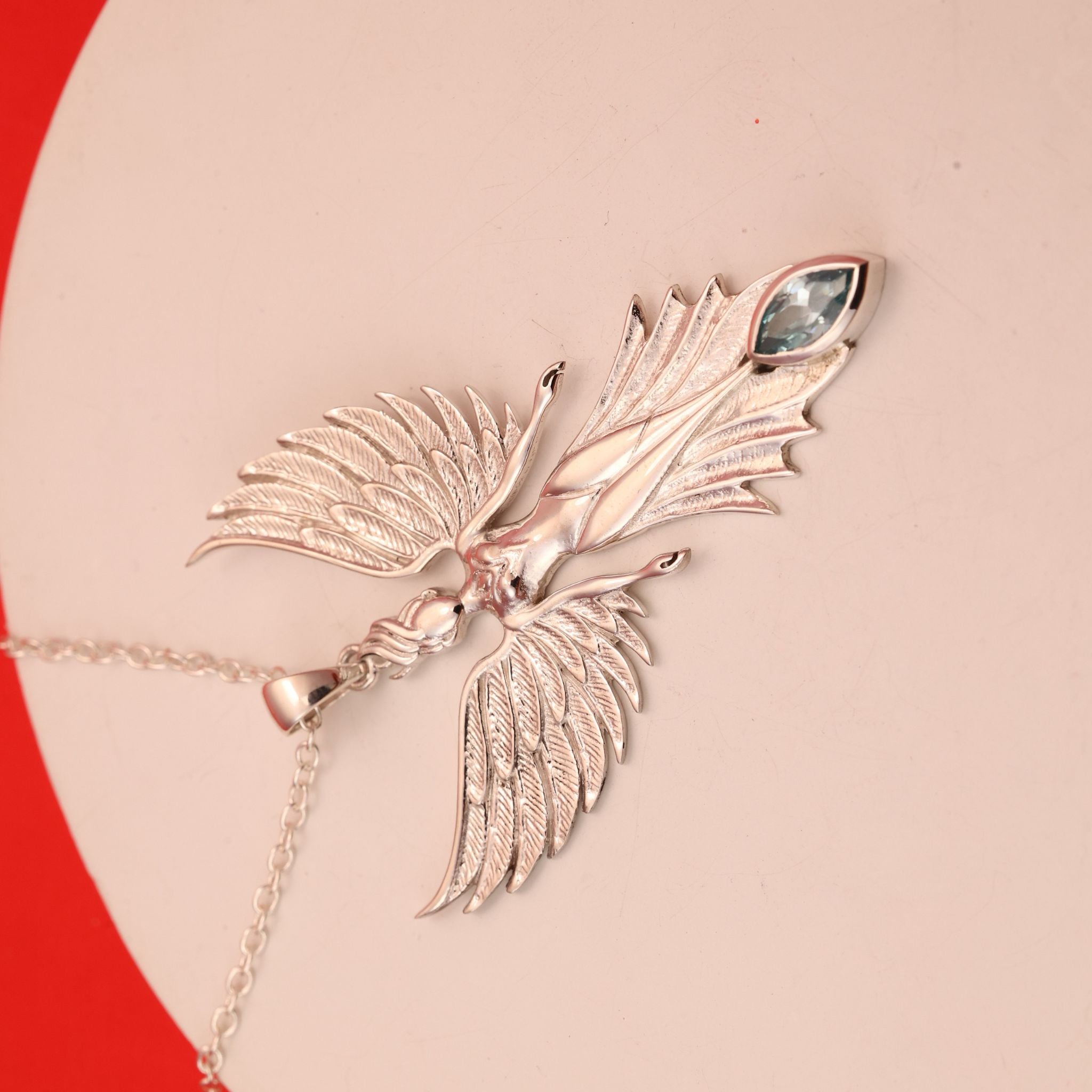 Winged Guardian Angel Pendant