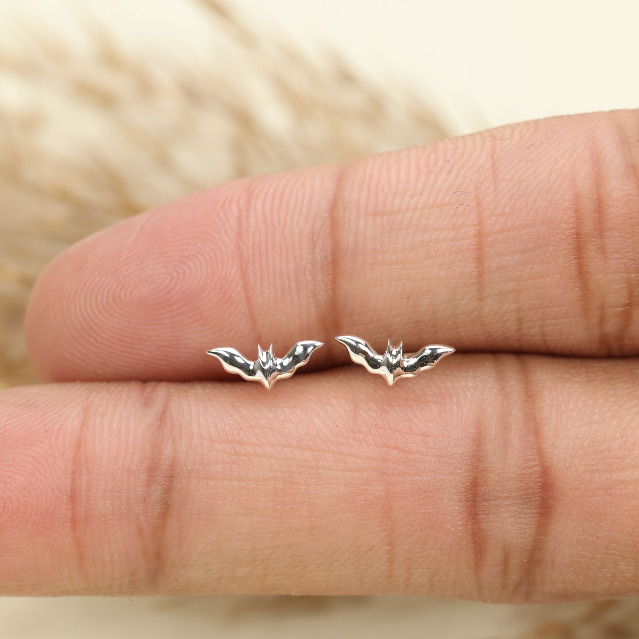 Silver Batman Studs