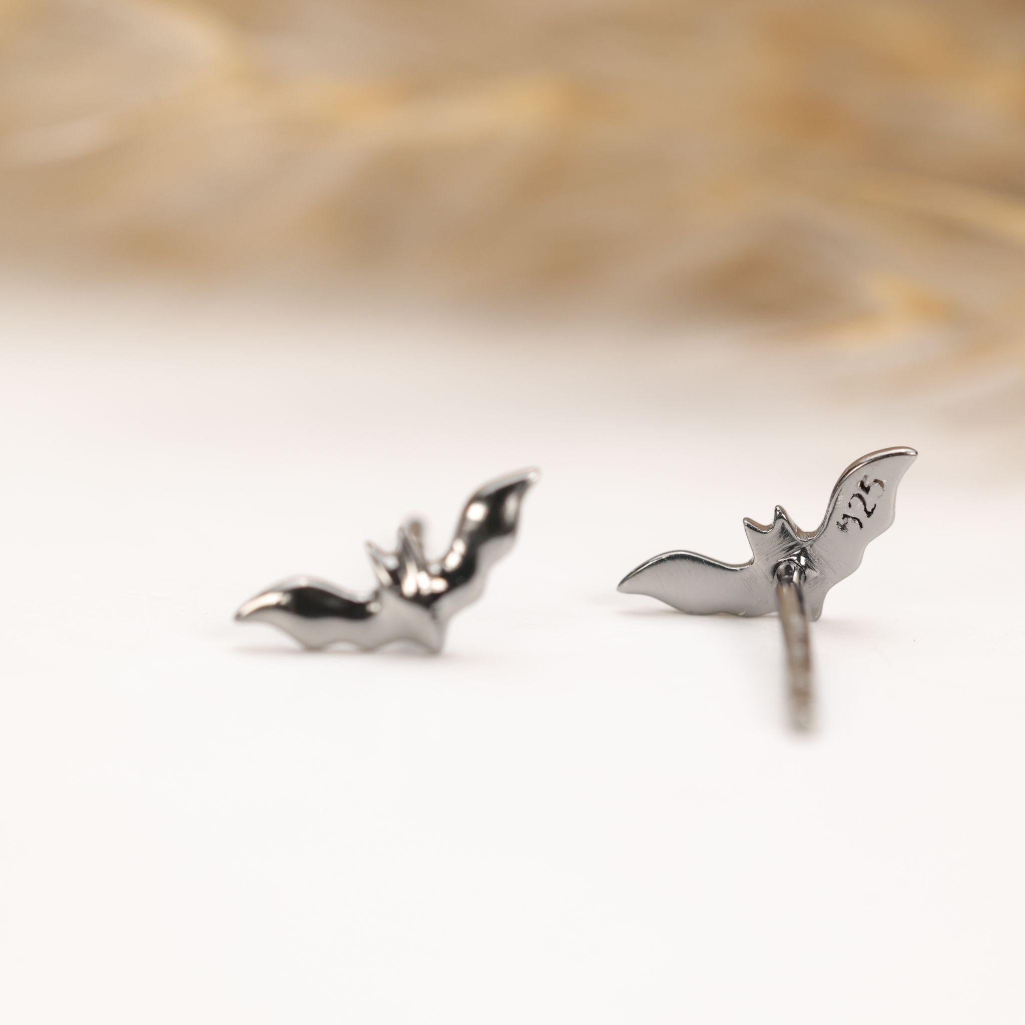 Silver Batman Studs