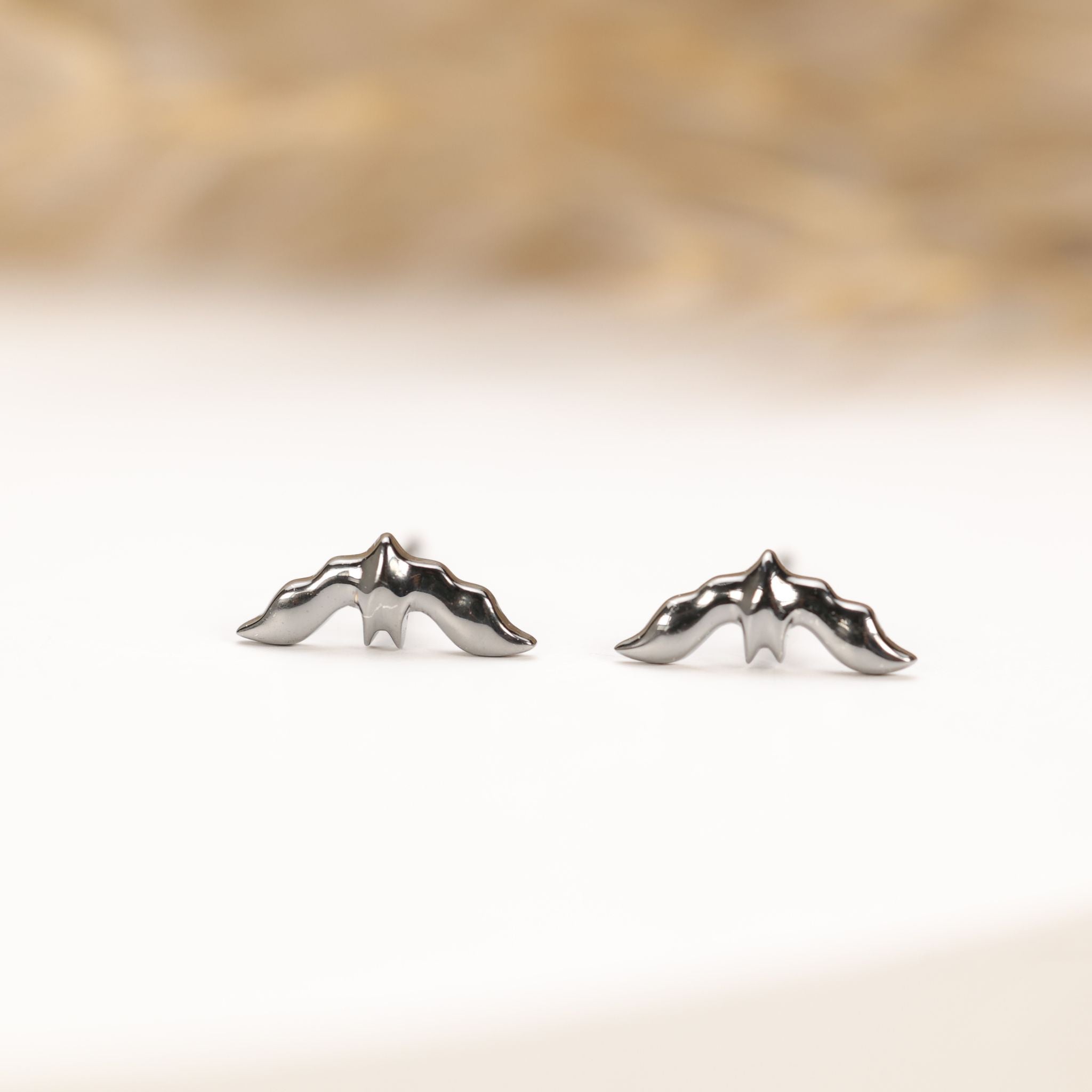 Silver Batman Studs