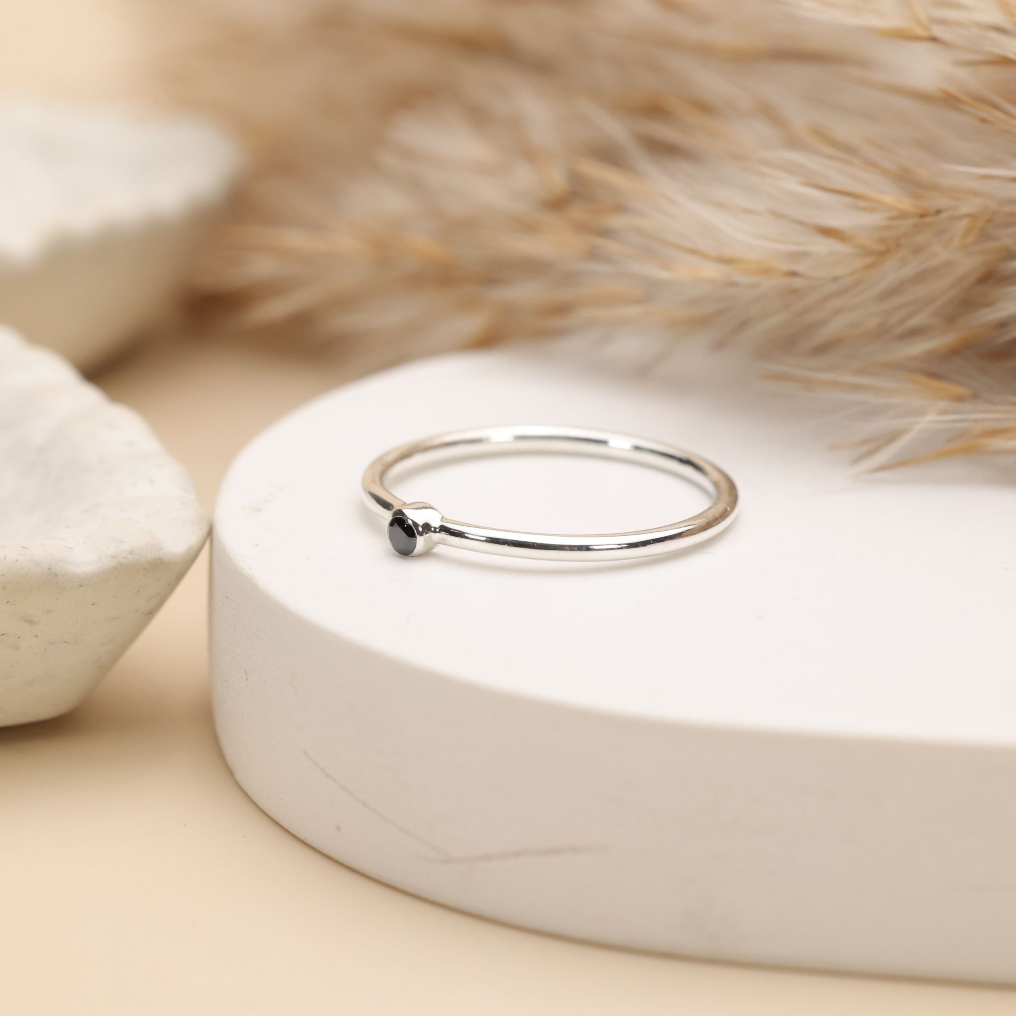 Minimalist Birthstone Ring