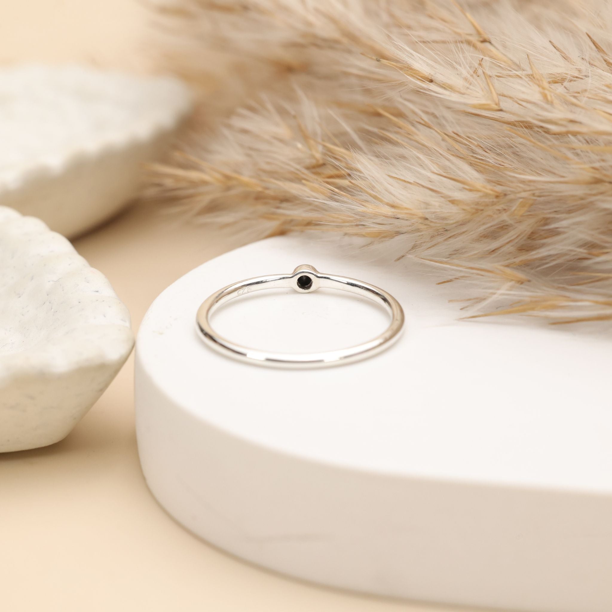 Minimalist Birthstone Ring