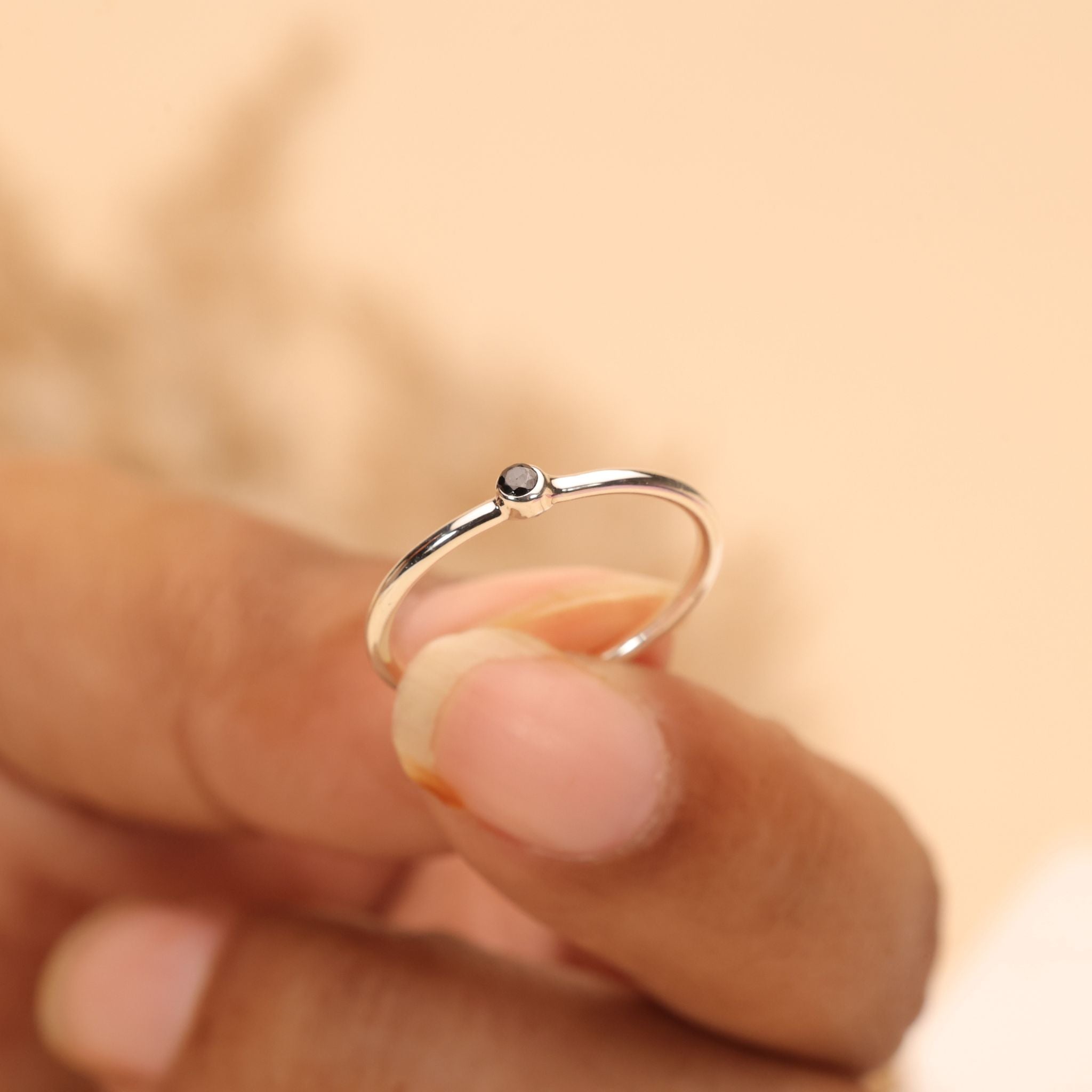 Minimalist Birthstone Ring