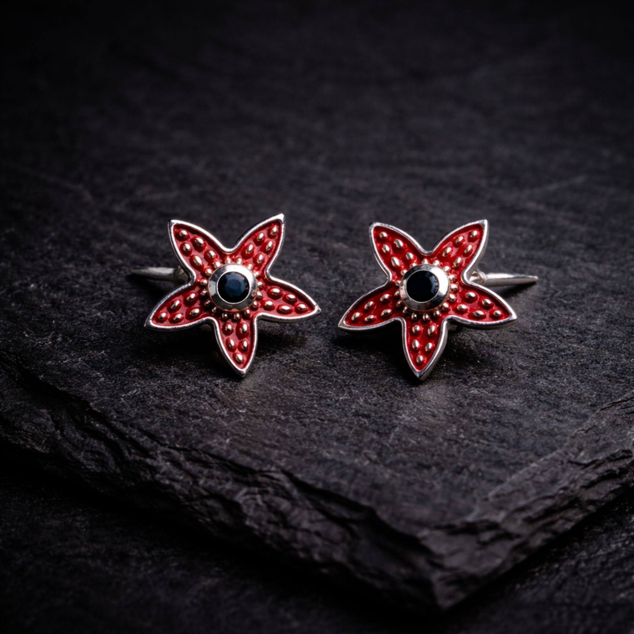 Stranger Things Demogorgon Face Studs
