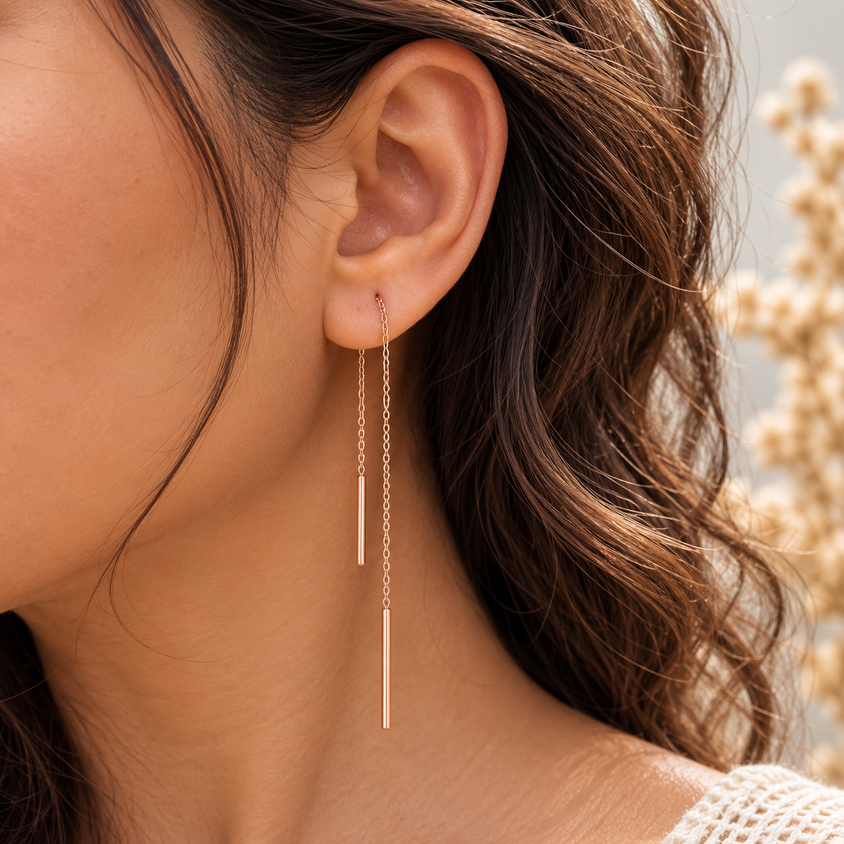 Sterling Silver Threader Earrings