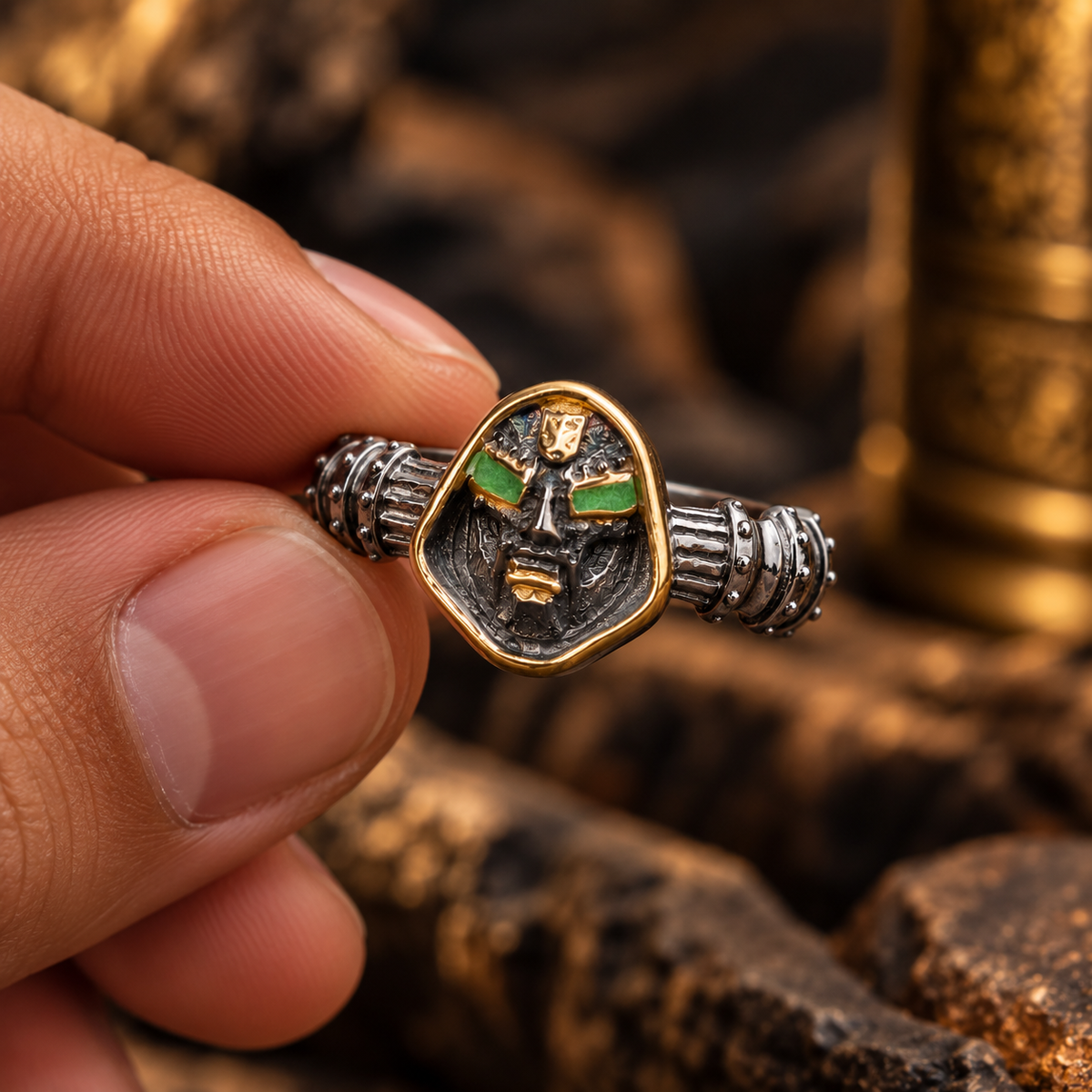 Doom Mask Ring