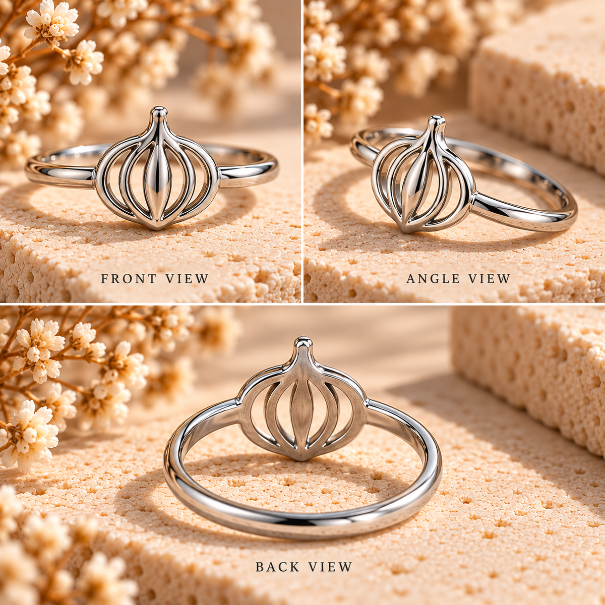 Dainty Pumpkin Ring