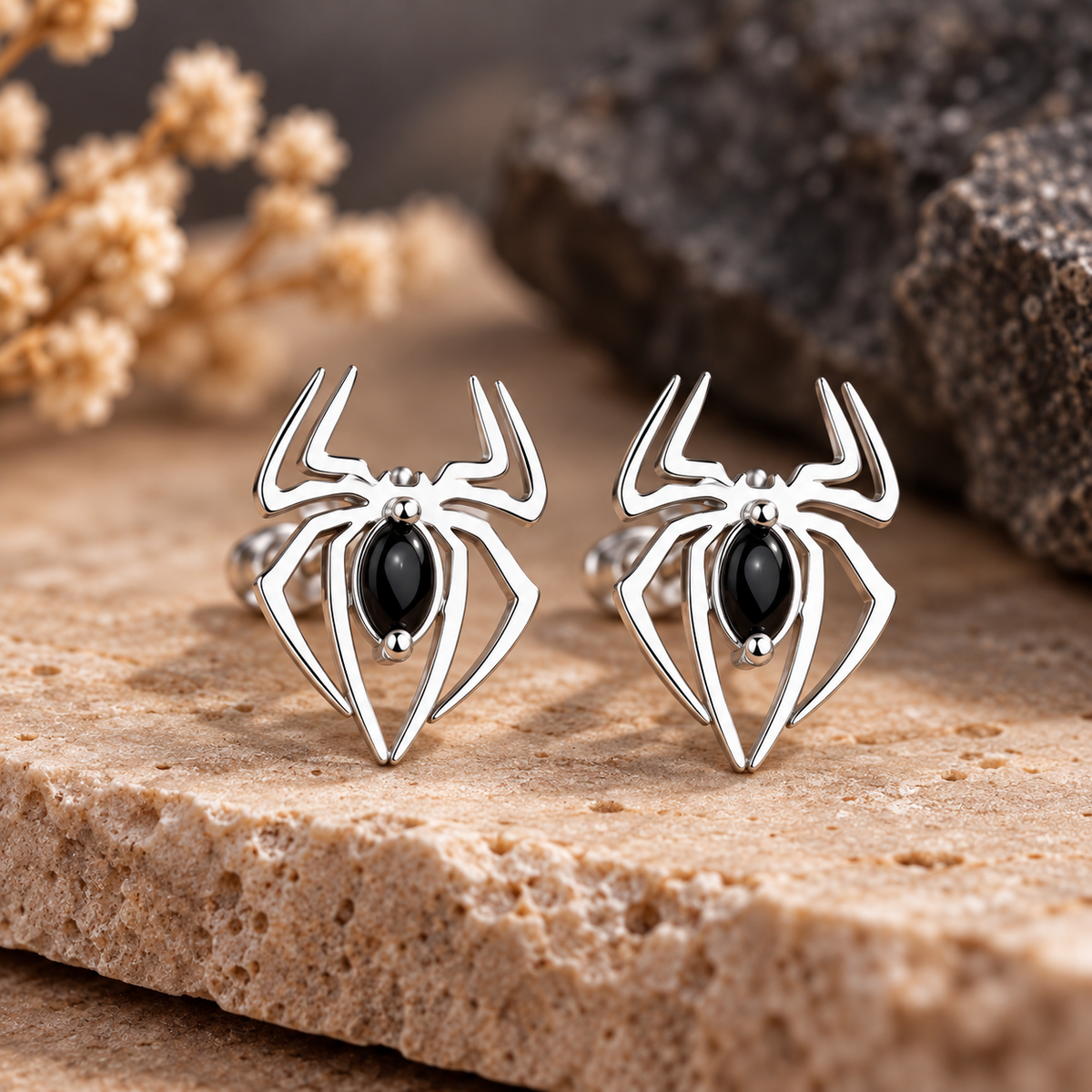 Spider Stud Earrings